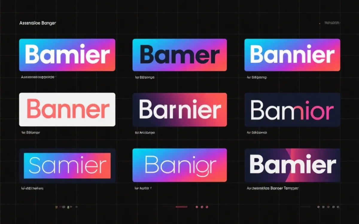 多尺寸世界杯创意横幅模板系统展示