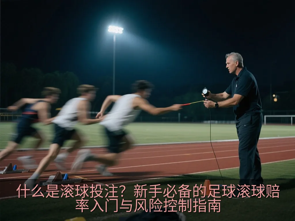 整洁的书桌上放着预算规划手册、钢笔和显示绿色足球场画面的笔记本电脑